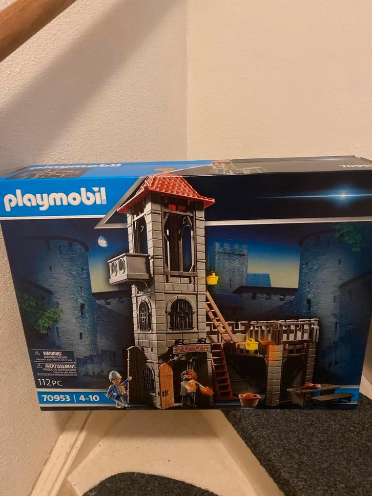 Playmobil 70953 - Toren met Burchtmuur, Kinderen en Baby's, Speelgoed | Playmobil, Nieuw, Complete set, Ophalen of Verzenden