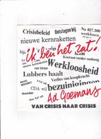 7" Single Ad Goemans - Ik ben 't zat, Ophalen of Verzenden, Gebruikt, Nederlandstalig