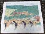 Landschap door Ton Kilsdonk, gesigneerd, Antiek en Kunst, Kunst | Litho's en Zeefdrukken, Ophalen of Verzenden