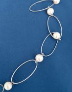 Moderne ketting met parels - 110 cm, Verzenden