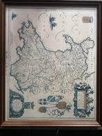 Antieke Kaart Wales Joan Blaeu 1645-62 LH, Ophalen, Zo goed als nieuw, Landkaart