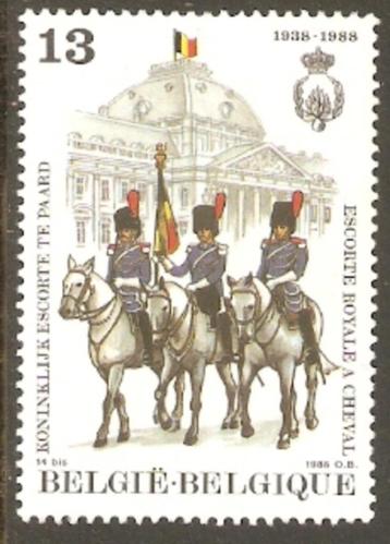 België 1988  Paardenescorte   2360   (Pfr) beschikbaar voor biedingen