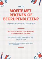 Reken begrijpend lezen bijles, Ophalen of Verzenden
