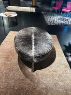 Ovale poef met dierenprint, Ophalen, Rond, Zo goed als nieuw, Stof