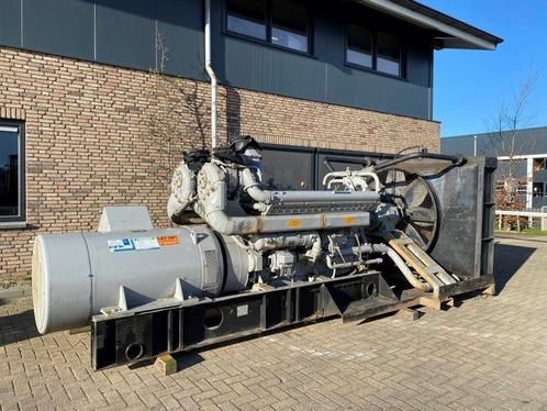 MWM TBRHS 518 V16 Anton Piller 670 kVA generatorset ex emerg, Zakelijke goederen, Machines en Bouw | Aggregaten, Ophalen of Verzenden