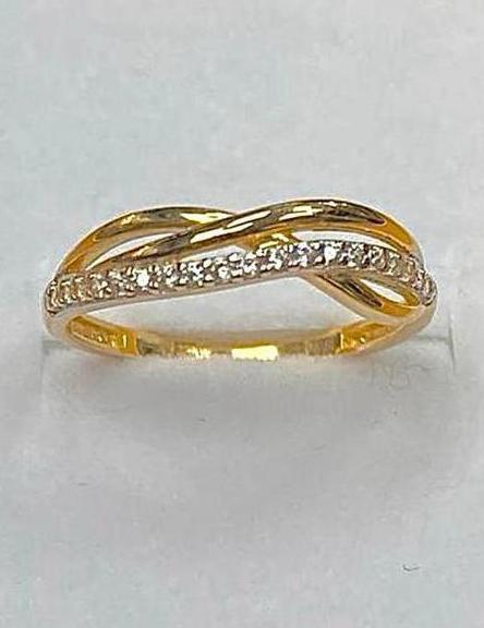 14k Gouden dames Ring, Sieraden, Tassen en Uiterlijk, Ringen, Nieuw, Dame, 17 tot 18, Goud, Ophalen of Verzenden