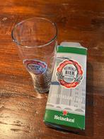 Nieuw glas Heineken Experience en verpakking, Ophalen of Verzenden, Nieuw, Glas of Glazen, Heineken