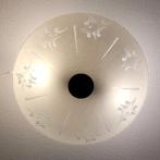 Retro design vintage schaal lamp floral bloemen, Ophalen of Verzenden, Zo goed als nieuw