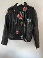 PU leer biker jas, Nieuw, Maat 38/40 (M), Ophalen of Verzenden, Zwart