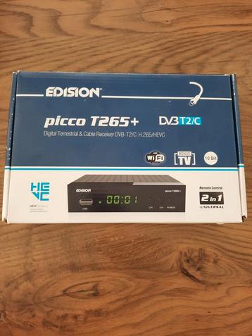 Edison Picco T265+ DVB-T2/C Decoder (nodig voor Molencaten) beschikbaar voor biedingen