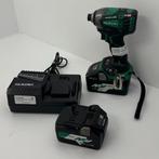 Hikoki WH 18DBDL2 Slagschroevendraaier | 2 accus en lader, Doe-het-zelf en Verbouw, Gereedschap | Boormachines, Boormachine, Dordrecht@usedproducts.nl