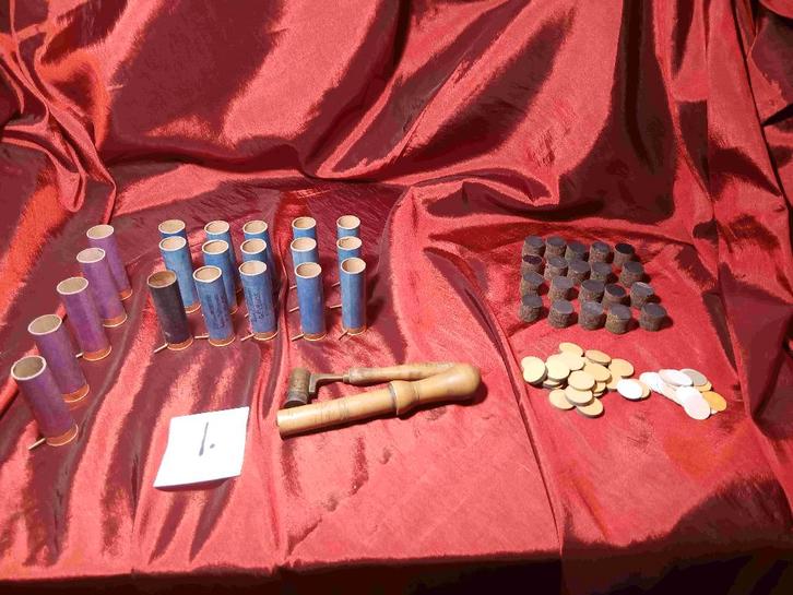 Setjes geneutraliseerde penvuur hulzen kaliber 12, Verzamelen, Militaria | Algemeen, Landmacht, Hulzen of Bodemvondsten, Overige gebieden