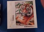 Clementoni puzzel Sumatran tiger, Ophalen of Verzenden, 500 t/m 1500 stukjes, Zo goed als nieuw, Legpuzzel