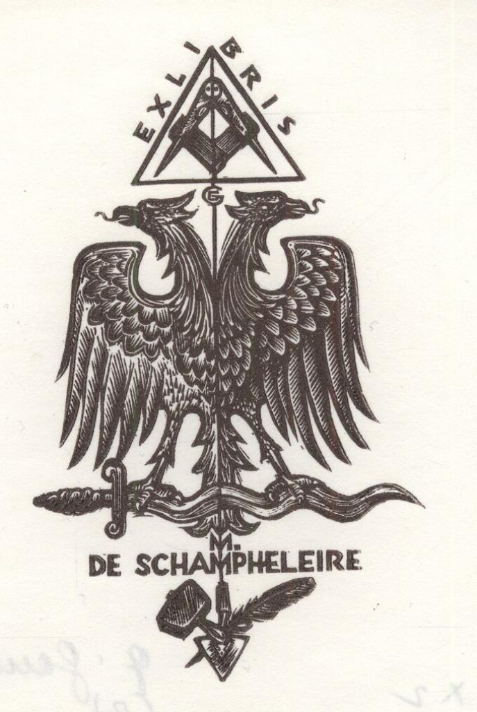 1571 Ex Libris België : Gerard Gaudaen, 1977, Antiek en Kunst, Kunst | Etsen en Gravures, Verzenden
