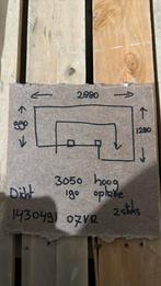Halfslag trap 3050 hoog dicht  2 stuks liggen, Doe-het-zelf en Verbouw, Ophalen, 2 tot 4 meter
