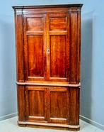 Hoekkast, eiken, met tandlijst; einde 18e eeuw, Engeland., Antiek en Kunst, Antiek | Meubels | Kasten, Ophalen