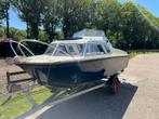 Micro-plus kajuitboot 502 9,9 pk 4 takt / langstaart, Watersport en Boten, Ophalen, Zo goed als nieuw, Minder dan 10 pk, Tot 6 meter