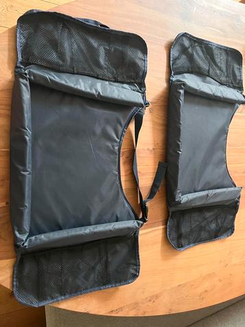 2x Donkerblauwe reisplankjes / autotafeltjes beschikbaar voor biedingen