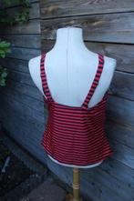 Tankinitop rood/ zwart Livera mt 46B/C Nieuw Vaste prijs, Kleding | Dames, Badmode en Zwemkleding, Overige typen, Nieuw, Ophalen of Verzenden