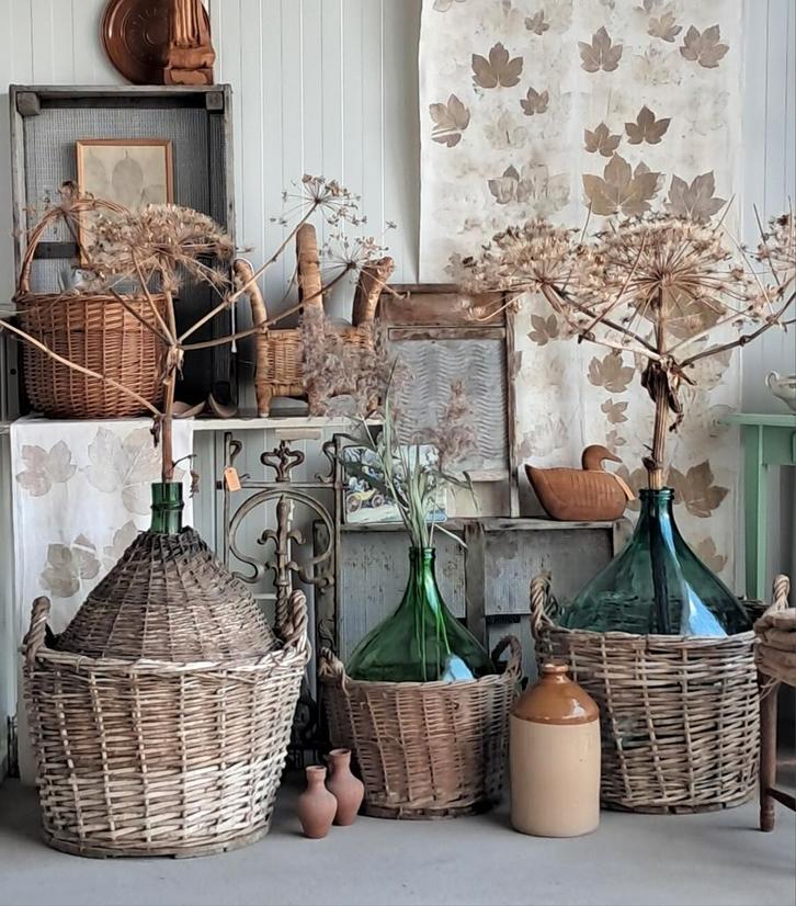 Gistflessen uit Italië diverse maten, Antiek en Kunst, Curiosa en Brocante, Ophalen