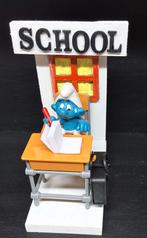 Smurfen Diorama - Schooltafereel - Handgemaakt, Verzamelen, Ophalen of Verzenden, Verschillende Smurfen