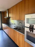 Moderne Gaggenau keuken inclusief hoogwaardige apparatuur, Ophalen, Gebruikt, Bruin, Enkelwandige keuken
