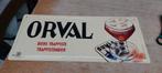 Reclamebord Orval, Ophalen of Verzenden, Nieuw, Reclamebord, Plaat of Schild, Overige merken