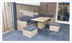 ACTIE! Steigerhouten Loungeset Loungebank Hoekbank Tuinbank, Tuin en Terras, Tuinsets en Loungesets, Nieuw, Bank, Loungeset, Steigerhout