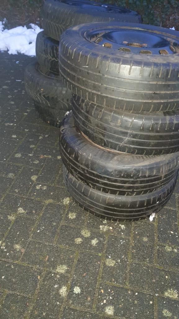 Zomer banden continental 175 65 14  4x108 ford fiesta mazda, Auto-onderdelen, Banden en Velgen, Banden en Velgen, Zomerbanden