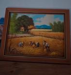 Antiek handgeschilderde schilderij gesigneerd van overgrootv, Antiek en Kunst, Kunst | Schilderijen | Klassiek, Ophalen of Verzenden