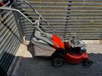 Husqvarna benzine grasmaaier, Tuin en Terras, Grasmaaiers, Ophalen, Cirkelmaaier, Gebruikt, Opvangbak