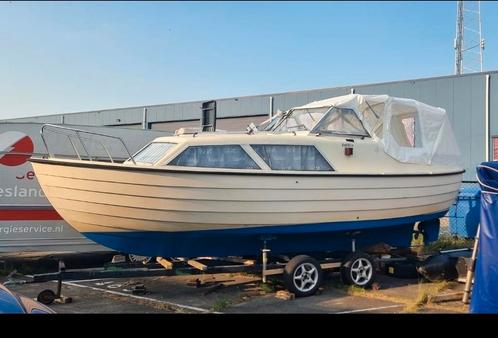 Nidelv 24 opknapper, Watersport en Boten, Motorboten en Motorjachten, Gebruikt, Polyester, 6 tot 9 meter, Diesel, Binnenboordmotor