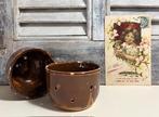 Set terracotta kleurige aardewerk kaasmallen warm bruin, Ophalen of Verzenden