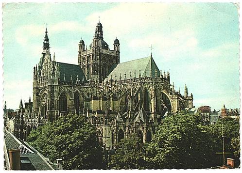 908394	s Hertogenbosch	st Janskathedraal	1962	Gelopen met po, Verzamelen, Ansichtkaarten | Nederland, Gelopen, Noord-Brabant, 1960 tot 1980