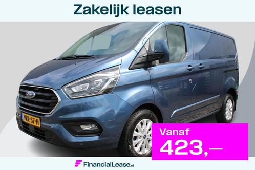 Ford Transit Custom 280 2.0 TDCI 130 PK AUTOMAAT L1H1 Limite, Auto's, Bestelauto's, Bedrijf, Lease, Financial lease, ABS, Achteruitrijcamera