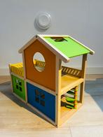 Hape poppenhuis inclusief 8 poppetjes en huisraad, Ophalen, Gebruikt, Poppenhuis