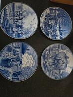 Royal Delft Blauw Wandborden - Set van 4 jaargetijden, Ophalen