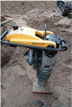 Te huur Wacker, triplaat , laser,kruiwagen,tegelknipper enz., Ophalen, Zo goed als nieuw