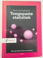 Toegepaste statistiek - basisvaardigheden, Boeken, Ophalen of Verzenden, Zo goed als nieuw