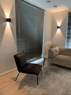 Fauteuil Velvet Taupe/Antraciet, Minder dan 75 cm, Ophalen of Verzenden, Zo goed als nieuw, Stof