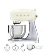 SMEG keukenmachine SMF03CREU nieuw, 4 liter of meer, Service@smeg.nl, Nieuw, 3 snelheden of meer