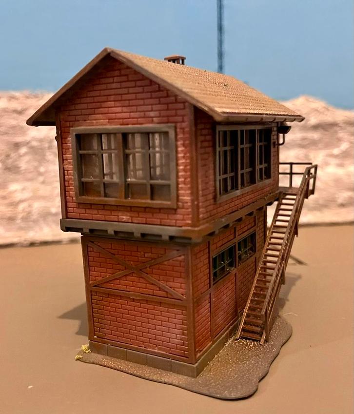 Verweerd Seinhuis Modelspoorbaan, Hobby en Vrije tijd, Modeltreinen | H0, Gebruikt, Brug, Tunnel of Gebouw, Gelijkstroom of Wisselstroom