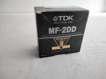 720 kb diskettes, 10 stuks in doosje, TDK MF-2DD beschikbaar voor biedingen