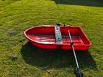 Leuk rood roeibootje, Ophalen, Gebruikt, Motorboot