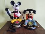 Disney, Goofy en Mickey Mouse telefoon, Ophalen of Verzenden, Mickey Mouse, Beeldje of Figuurtje