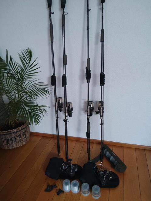 Karperhengels complete set, Watersport en Boten, Hengelsport | Karpervissen, Gebruikt, Complete set, Ophalen