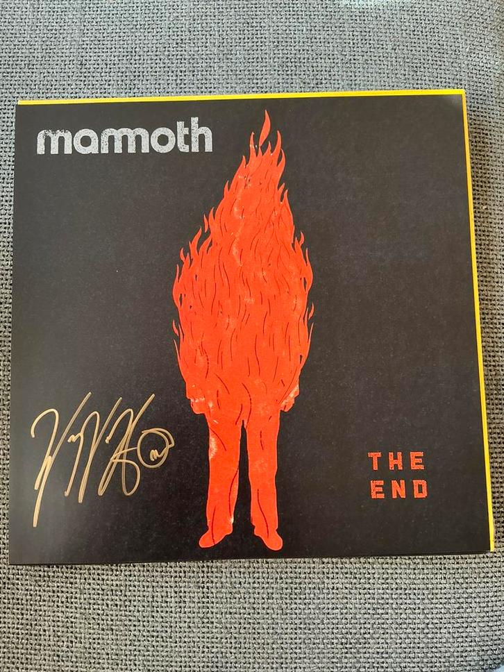 Mammoth - the End lp alternatieve hoes en handgetekend., Cd's en Dvd's, Vinyl | Rock, Nieuw in verpakking, Rock-'n-Roll, 12 inch