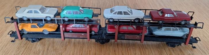 Fleischmann H0 autotransportwagen Epoche III / IV, Hobby en Vrije tijd, Modeltreinen | H0, Gebruikt, Wagon, Gelijkstroom of Wisselstroom