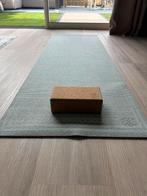 Extra dikke yoga mat met blok, Ophalen of Verzenden, Nieuw, Yogamat