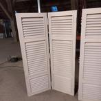 houten shutters louvre luiken raamluiken kamerschermen, Ophalen, Gebruikt